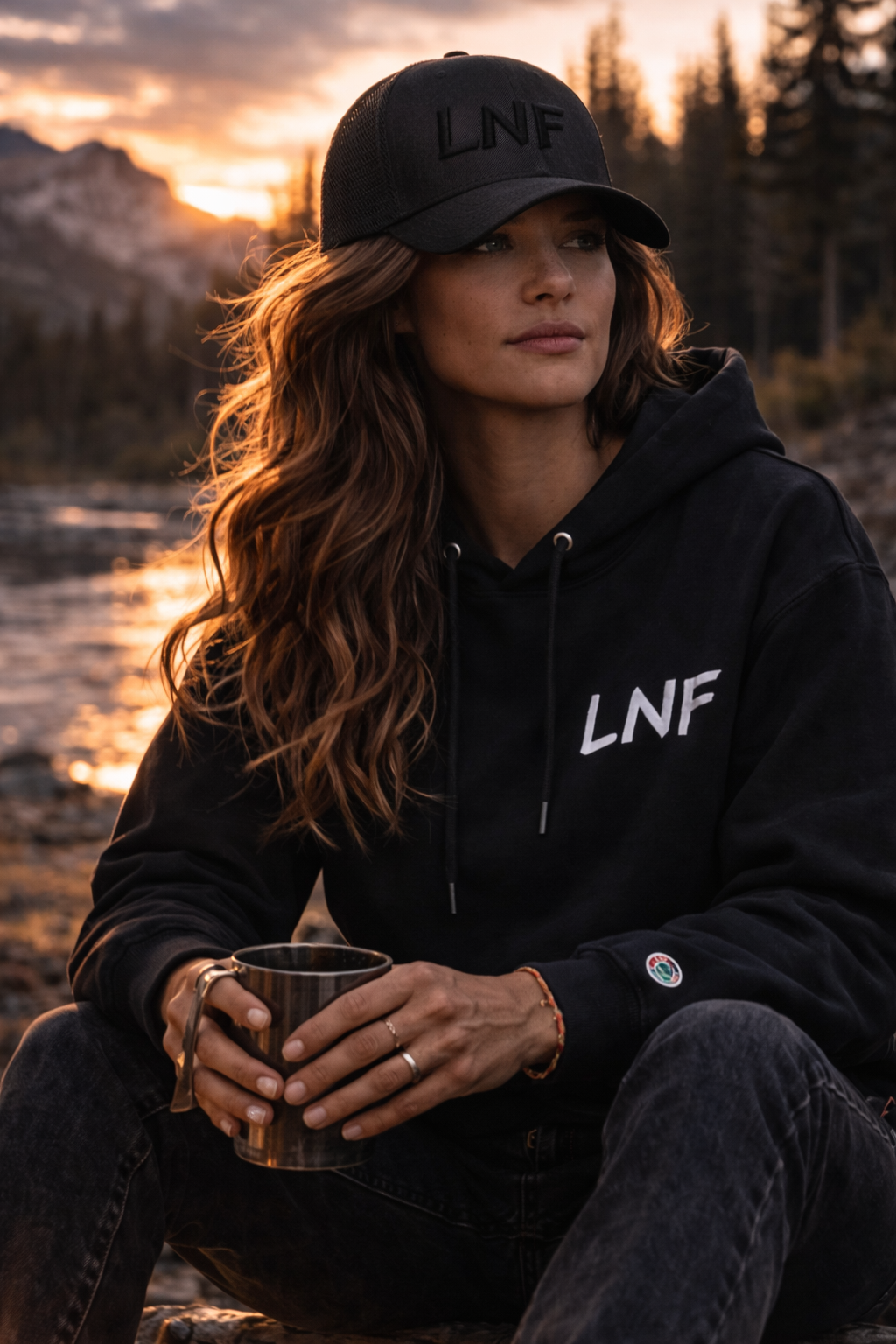 LNF Black on Black Trucker Cap